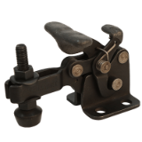 Black compact toggle clamps with safety lock