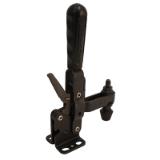 Black vertical toggle clamps with safety lock