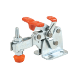 Compact toggle clamps with safety lock